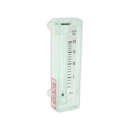 Dwyer Instruments Flowmeter, range 1-10 SCFH air. MMA-5
